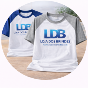 Promotional T-shirts on wooden surface